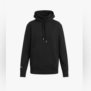 Favorite Daughter Black Pullover Sweatshirt with Mask and Hoodie Logo Size Large